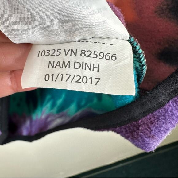 Burton Youth Medium Spark Pullover Fleece Jacket Multicolor Black Coat - Picture 7 of 11